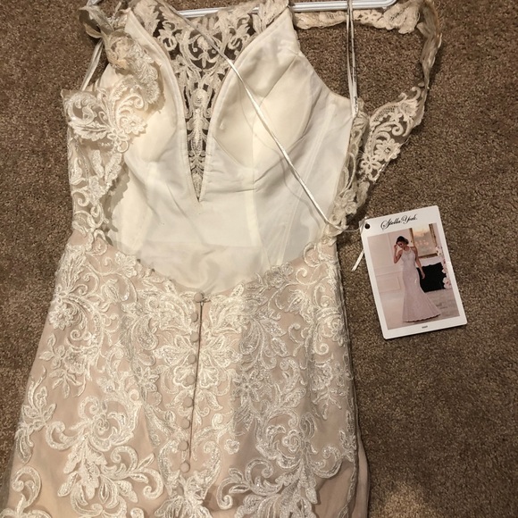 Stella york mermaid high neck dress size 10 - Picture 8 of 8